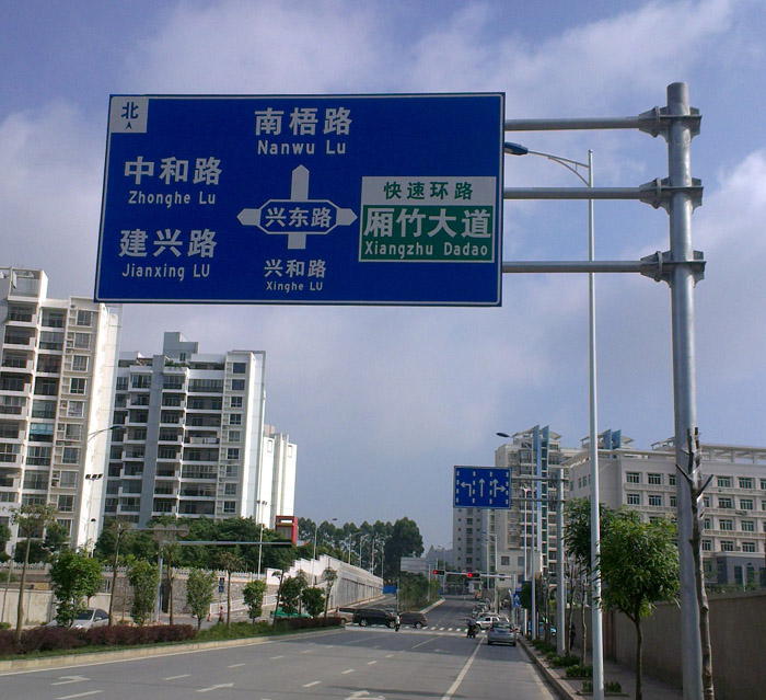 城市道路标牌